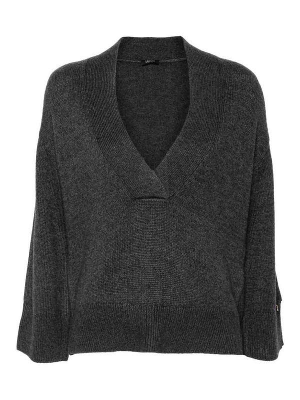 Liu Jo Pull Col Rond - Gris