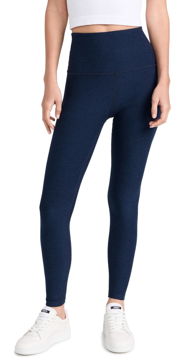 Beyond Yoga Spacedye Caught In The Midi Leggings Nocturnal Navy