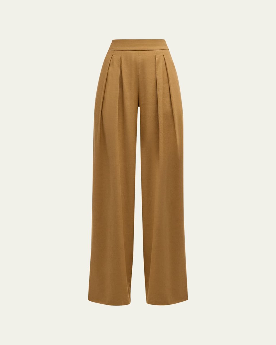 Jodie Wide-Leg Linen Pants