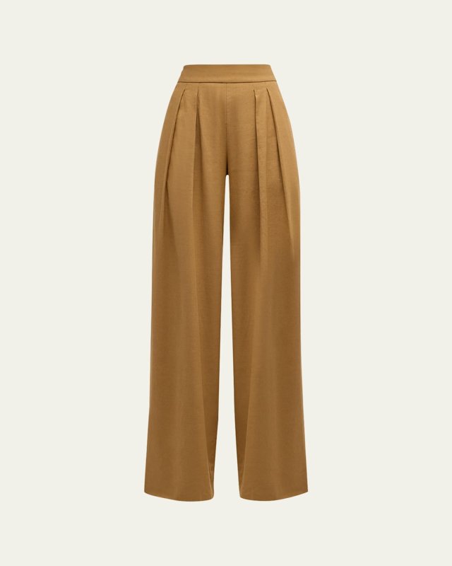 Jodie Wide-Leg Linen Pants