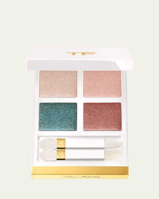 Soleil Eye Color Quad Eyeshadow Palette, Emerald Dusk