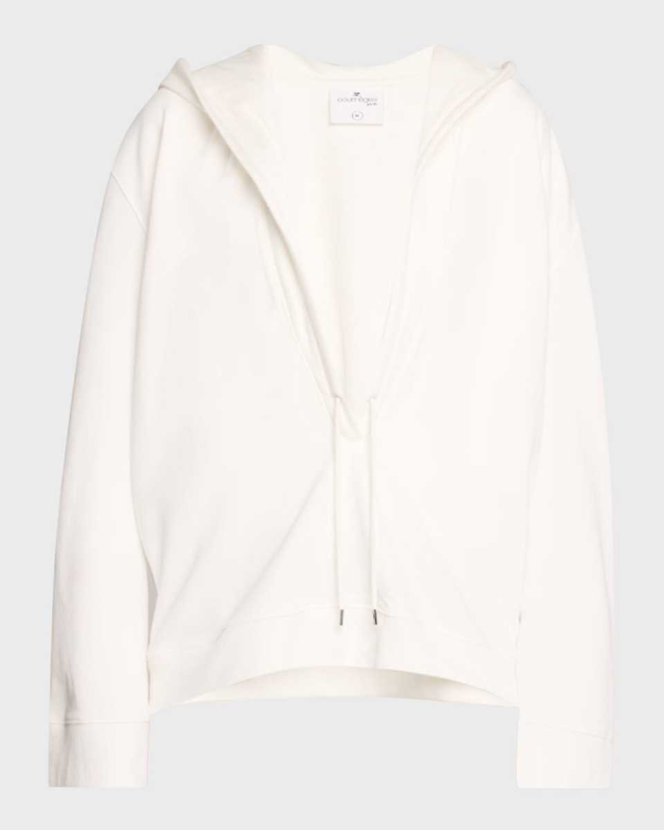 Cocoon Fleece V-Neck Hoodi