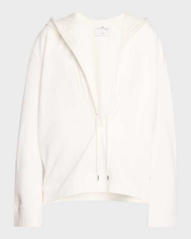 Cocoon Fleece V-Neck Hoodi