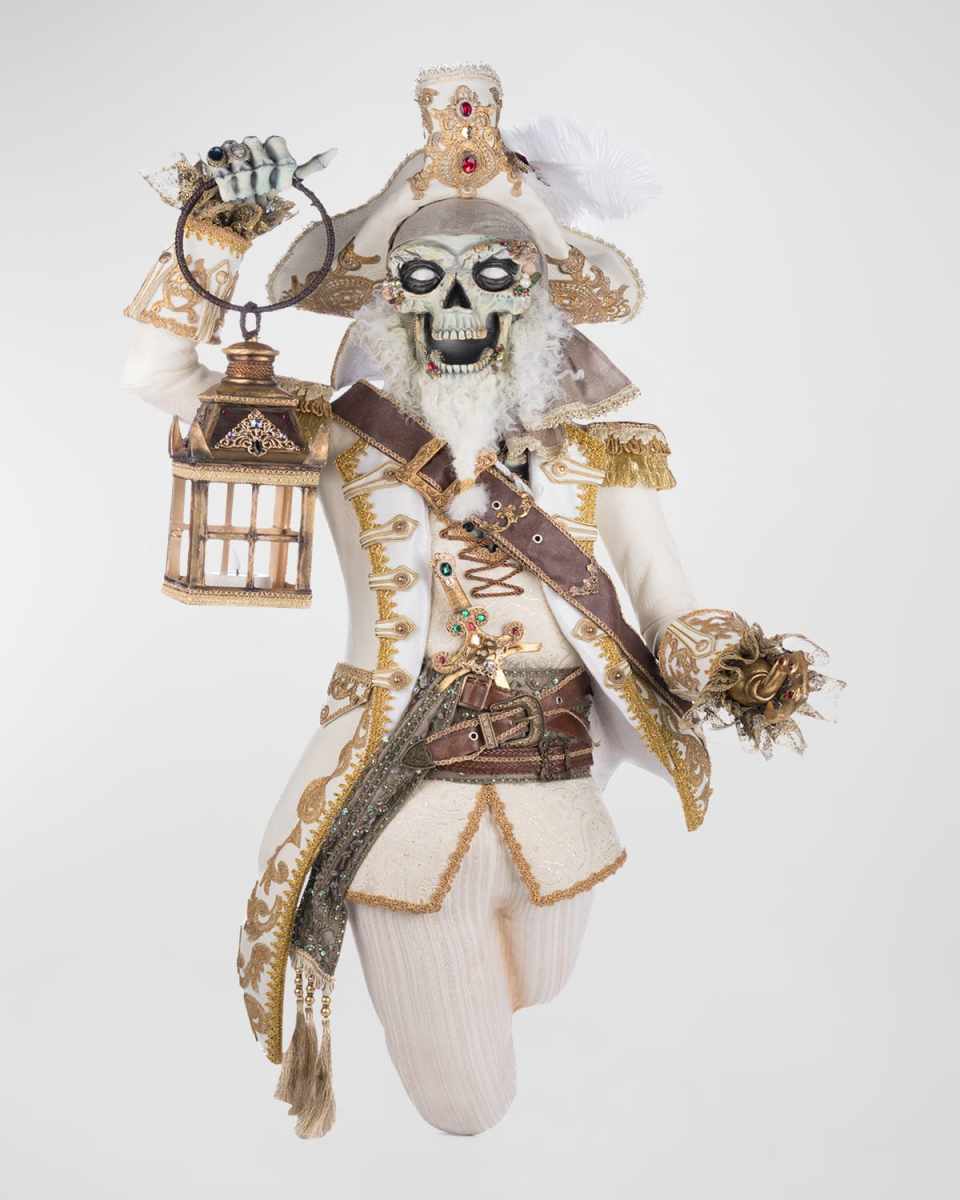 Captain Skully Swashbuckler with Lantern Halloween Wall Piece