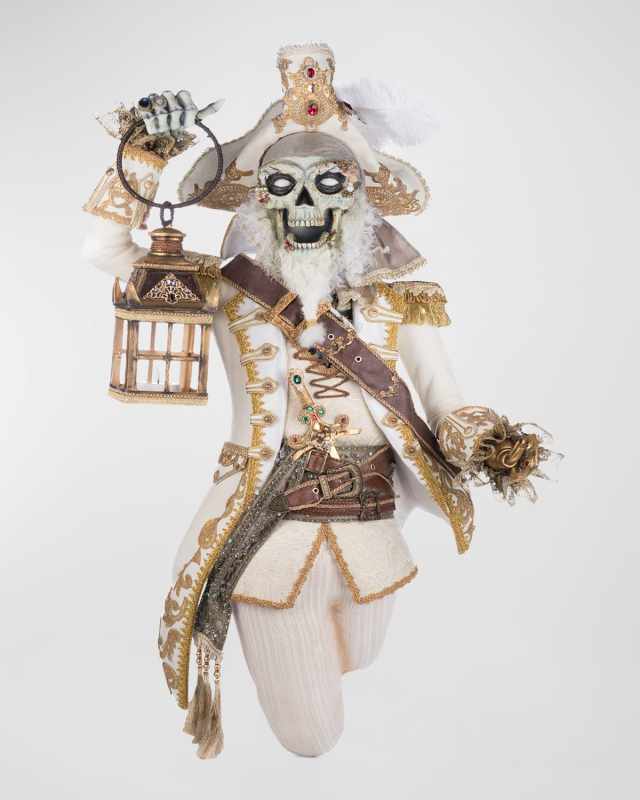 Captain Skully Swashbuckler with Lantern Halloween Wall Piece