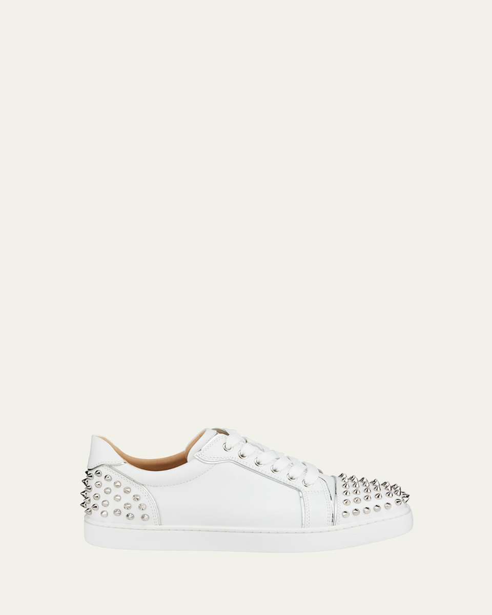 Viera 2 Spikes Leather Low-Top Sneakers