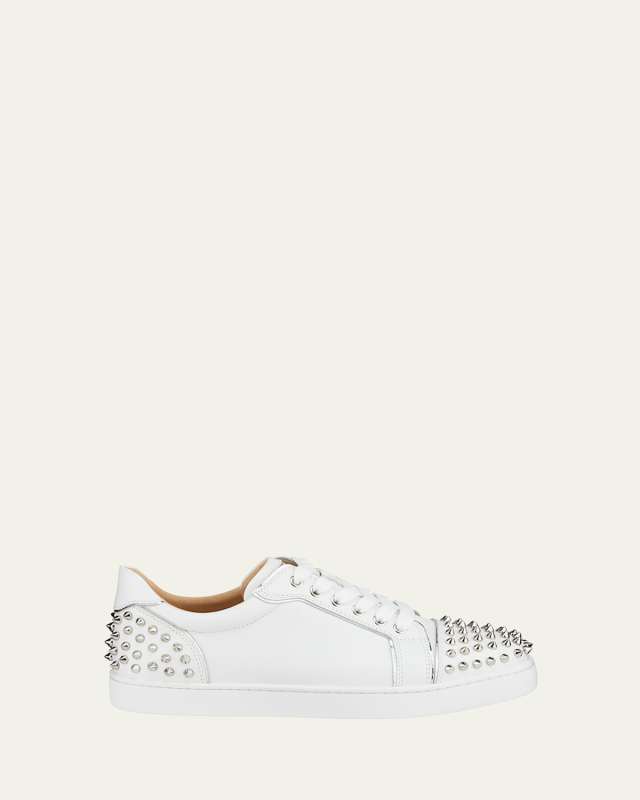 Viera 2 Spikes Leather Low-Top Sneakers