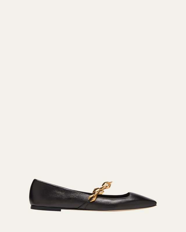 Diamond Tilda Chain Ballerina Flats