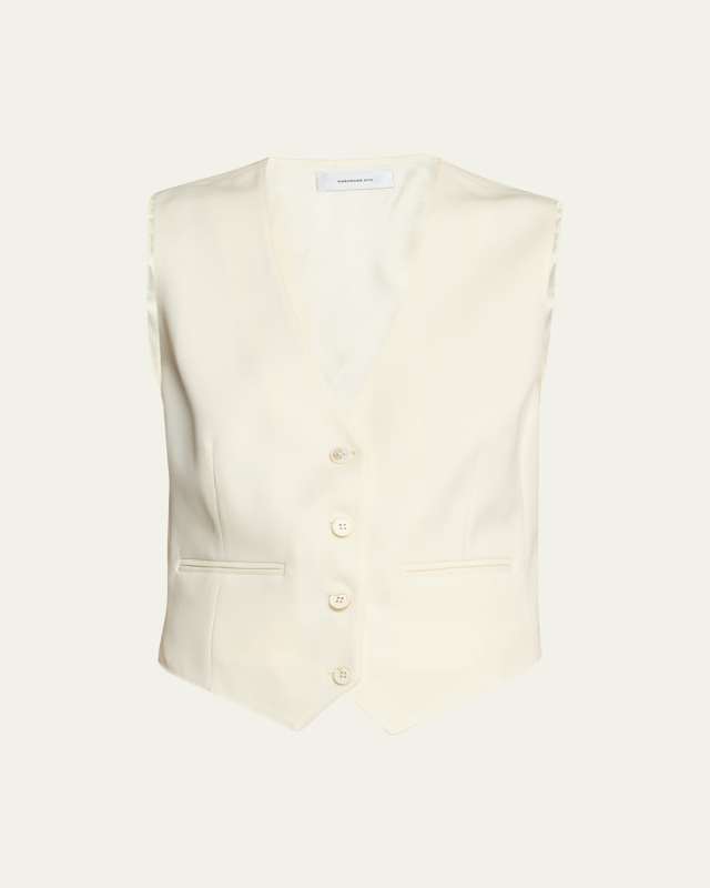 Cutaway Wool Vest