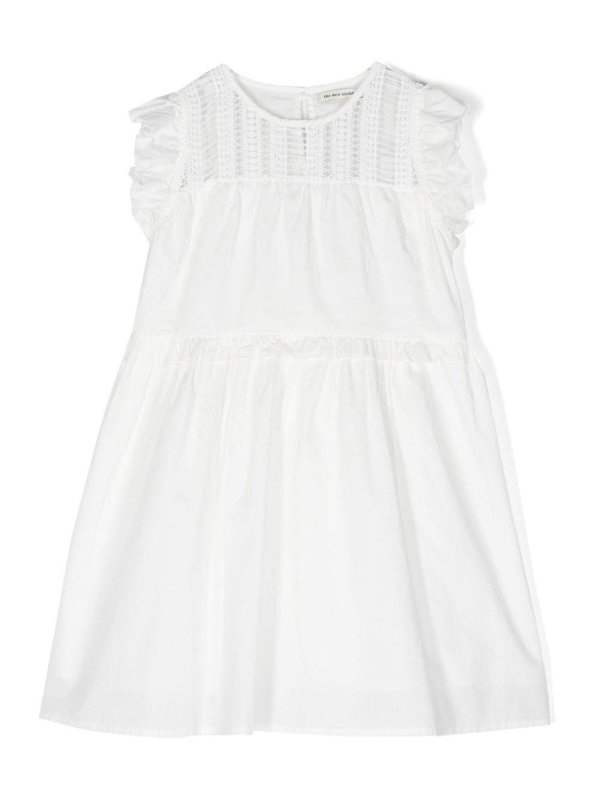 round-neck cotton dre