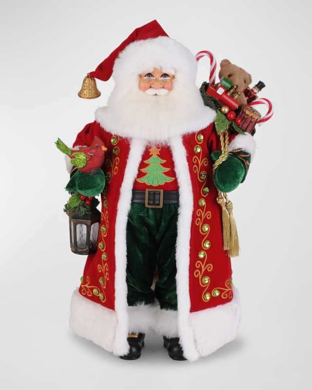 Lighted O' Tannebaum Santa Figure