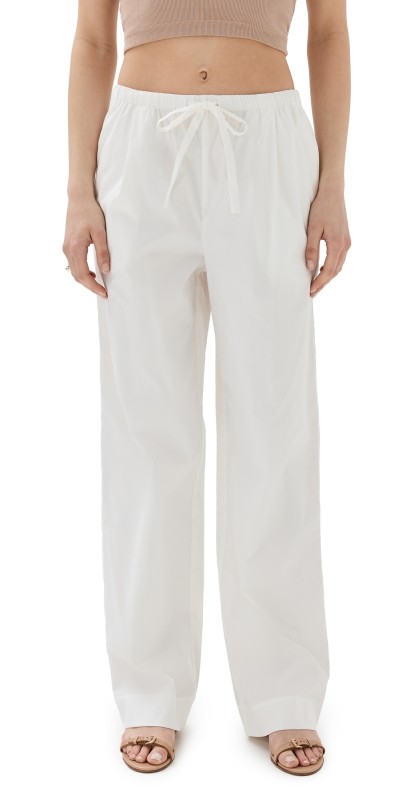 Reformation Micah Pants White