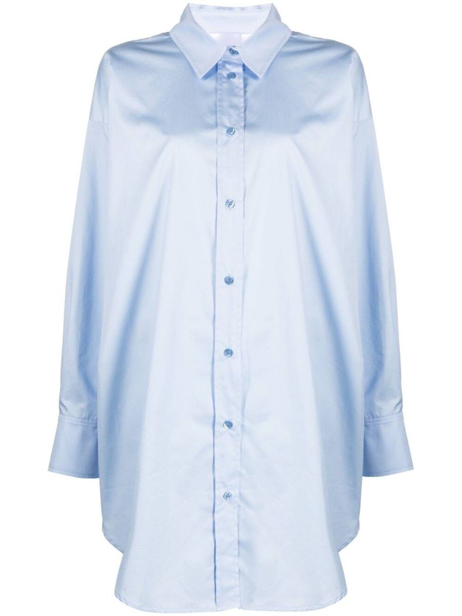 oversized long-sleeve shirt