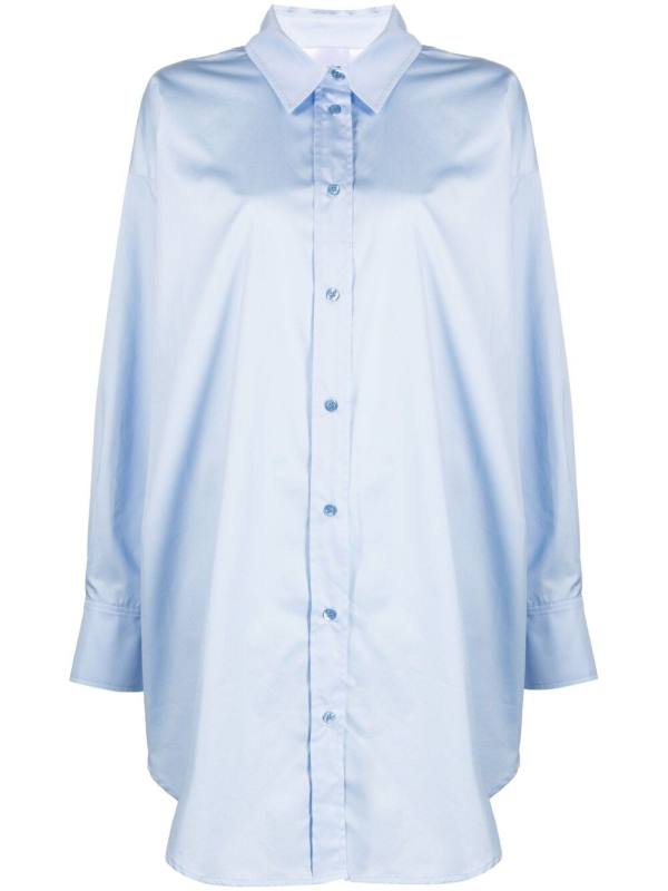 oversized long-sleeve shirt