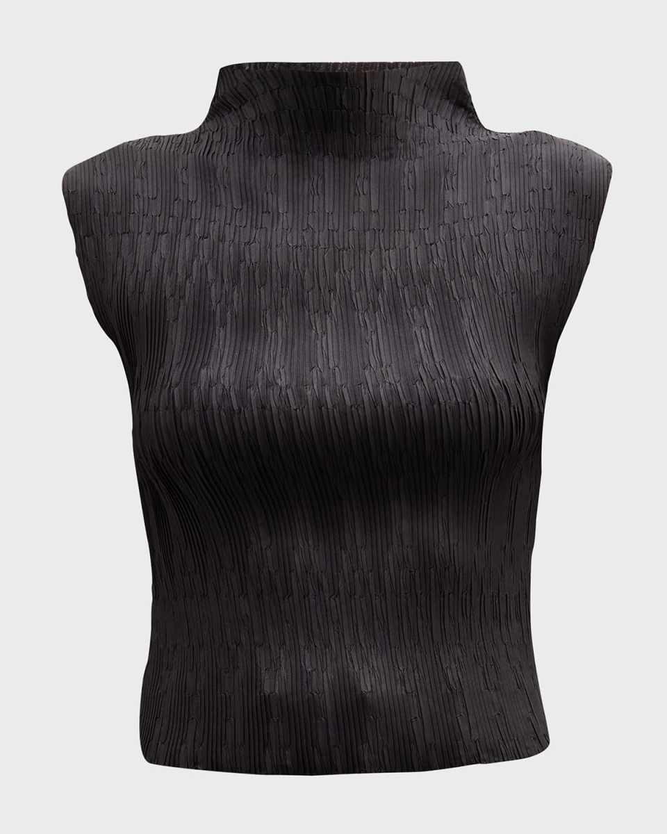 Foxe Textured Sleeveless Top