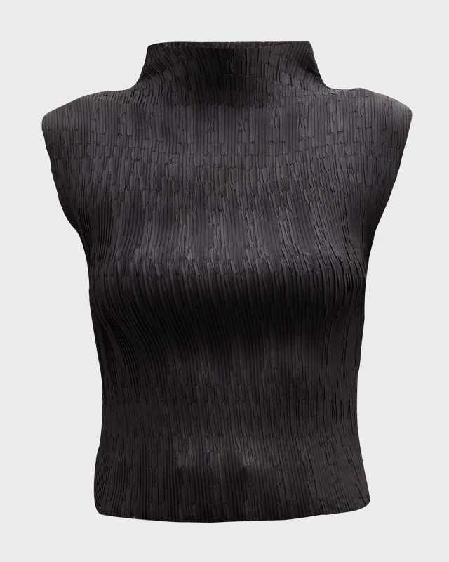 Foxe Textured Sleeveless Top