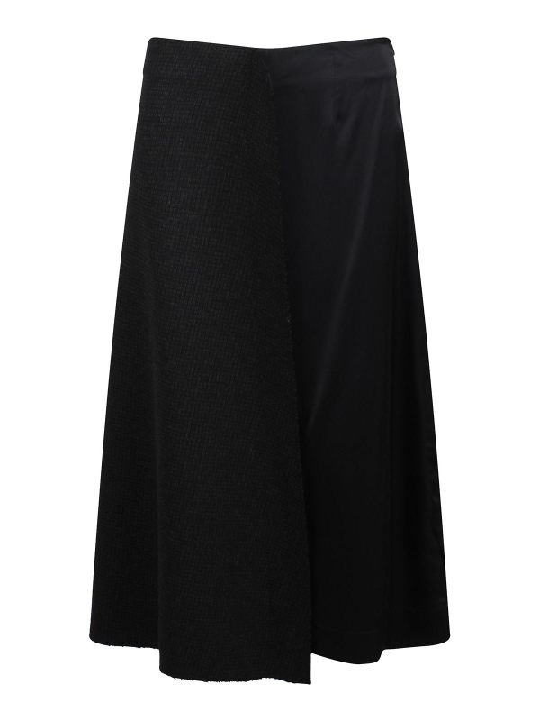 Plan C Jupe Midi - Gris