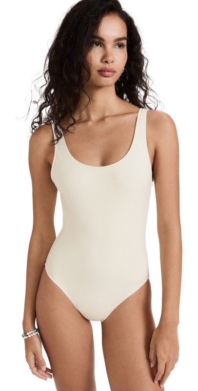 Solid & Striped The Anne Marie One Piece Cream