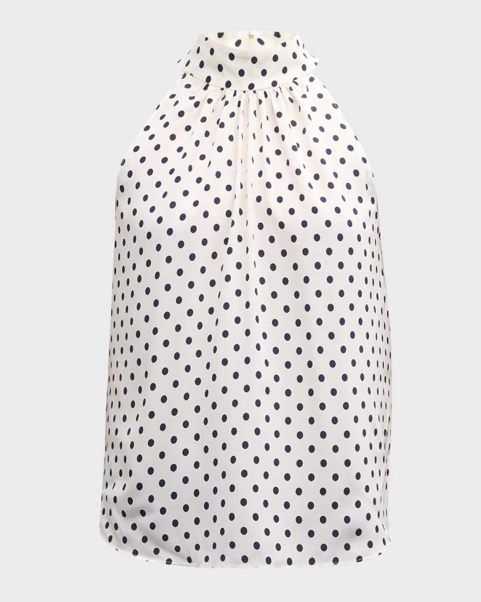 Kovi Polka Dot Halter Top