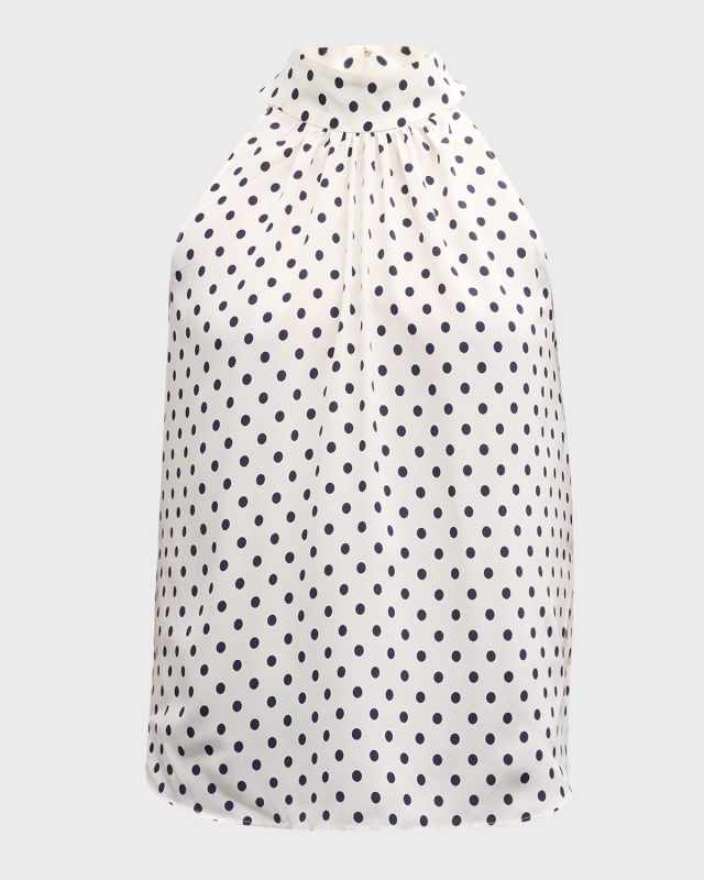 Kovi Polka Dot Halter Top