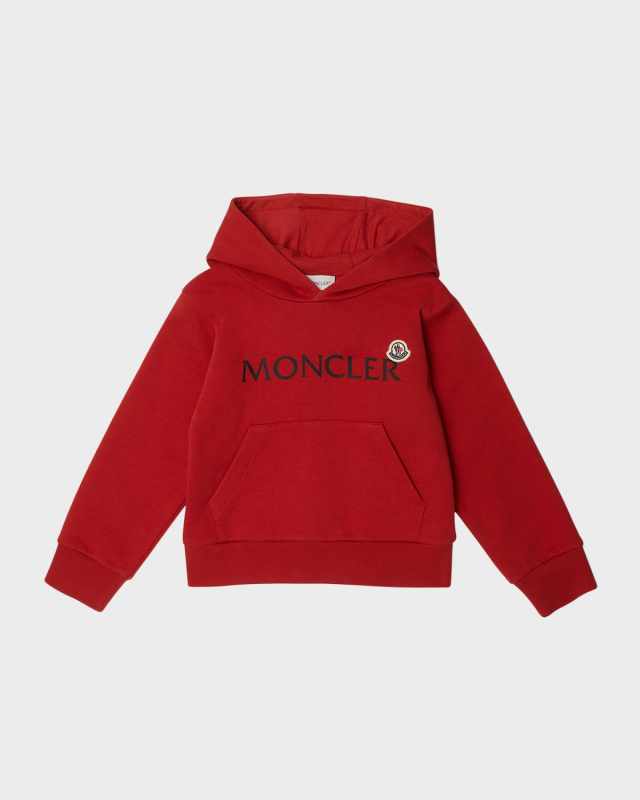 Boy's Contrast Logo-Print Hoodie, Size 8-14