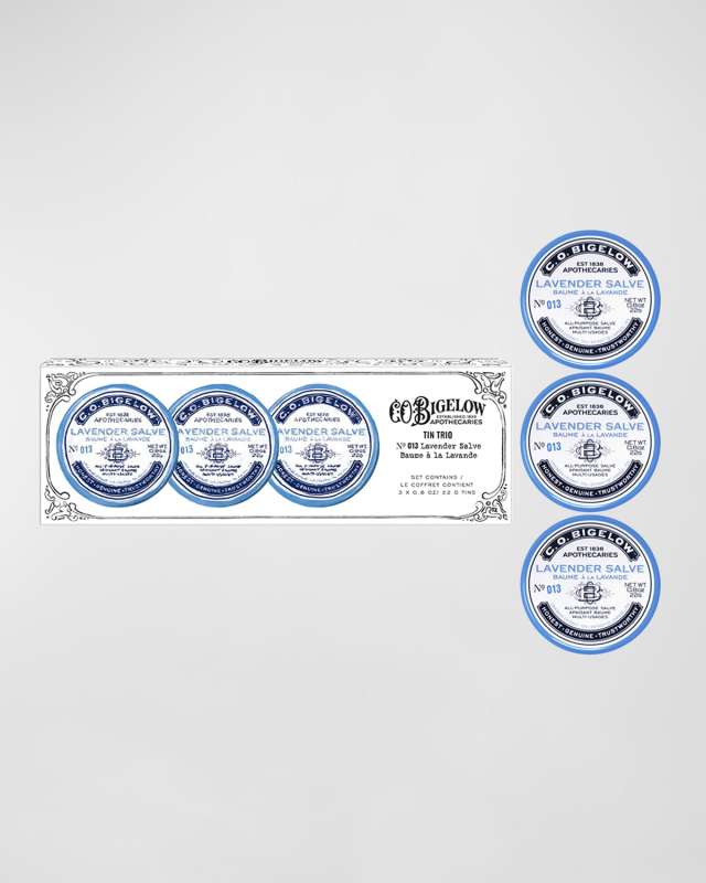 Lavender Salve Tin Trio