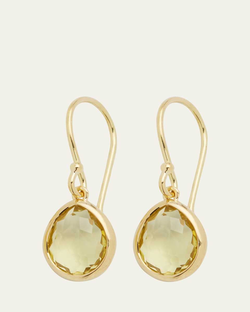 18K Rock Candy Teeny Teardrop Earrings