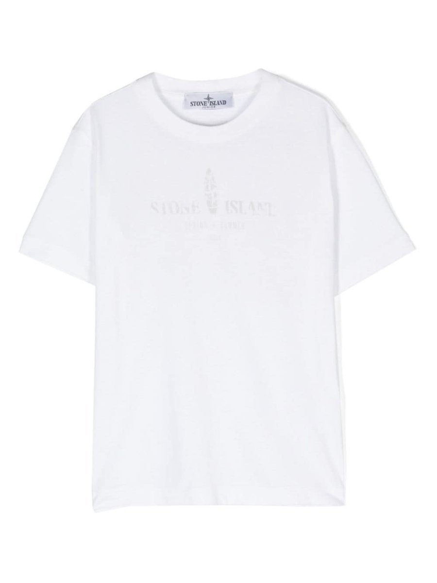 Compass-motif T-shirt