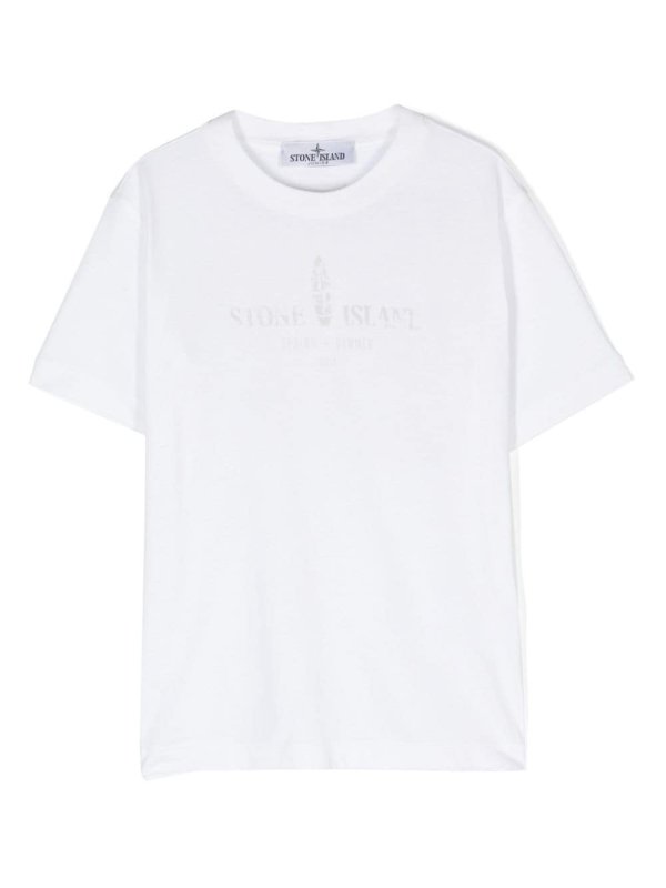Compass-motif T-shirt