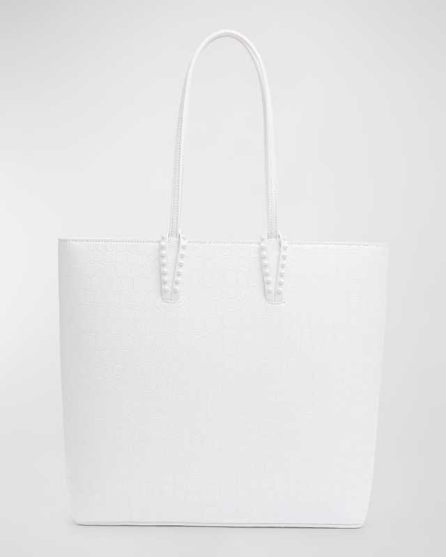 Cabata Zipped NS Tote in Aligator Embossed Leather