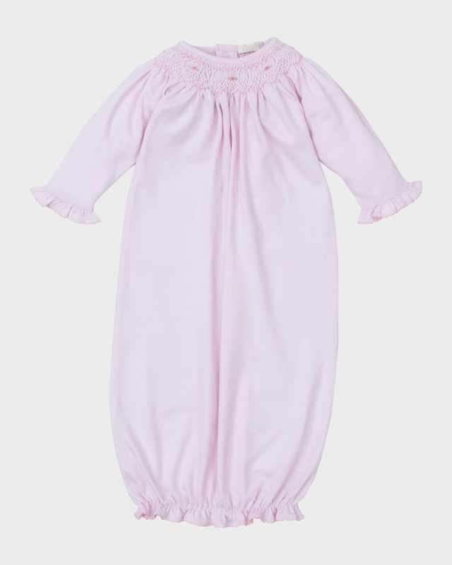 Girl's CLB Hand Smocked Sleep Sack, Size Newborn-S