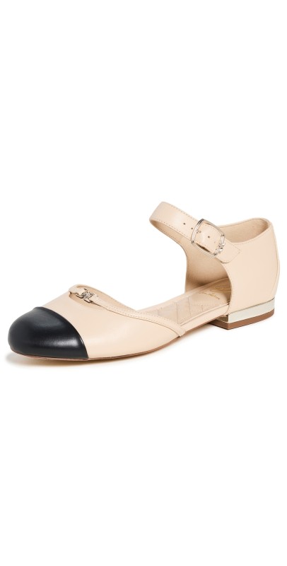 Sam Edelman Rylie Flats Summer Sand/Black