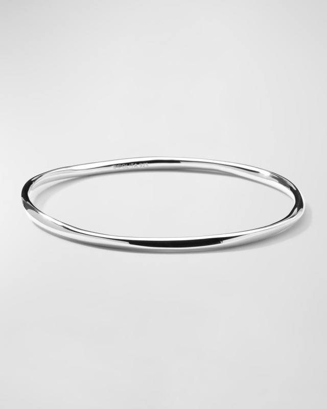 Squiggle Bangle in Sterling Silver