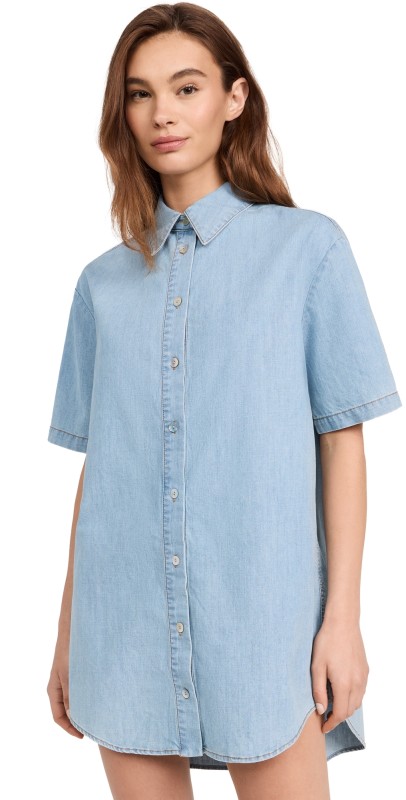 o. p.t Chance Dress Denim Midwash