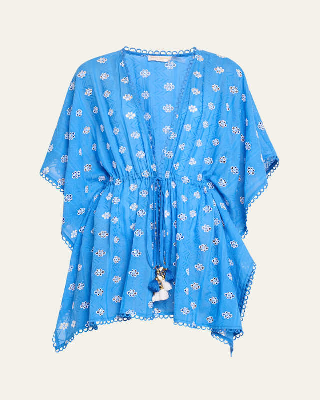 Zelma Embroidered Caftan Coverup