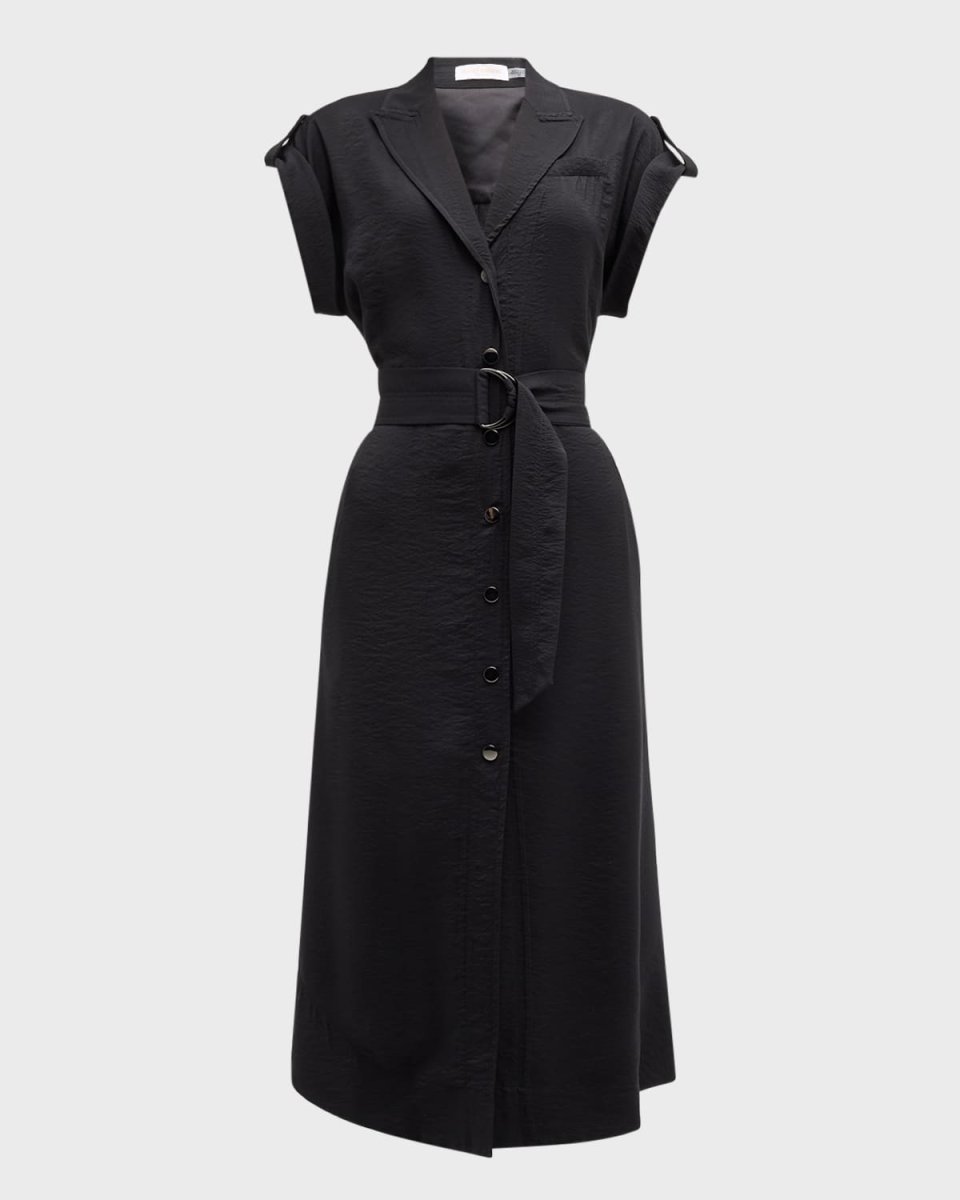 Celia Belted Midi Shirtdress