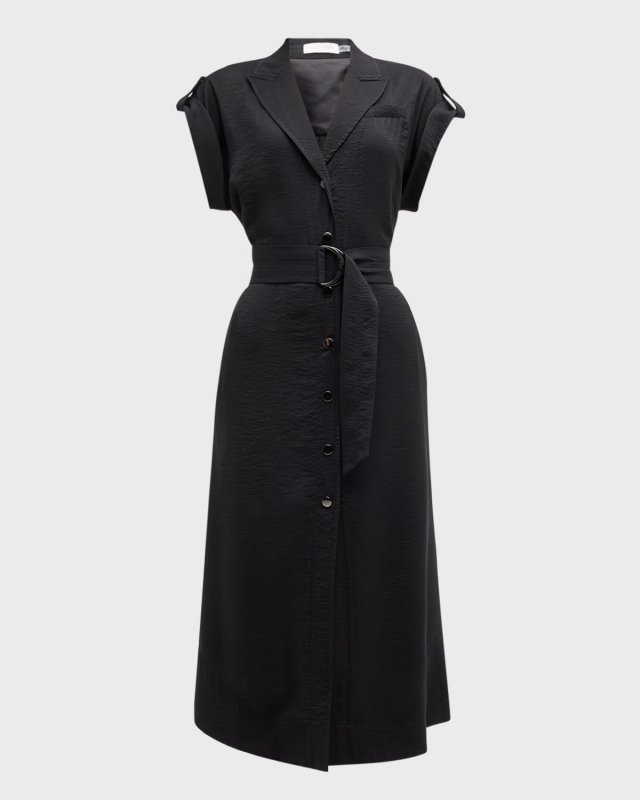 Celia Belted Midi Shirtdress