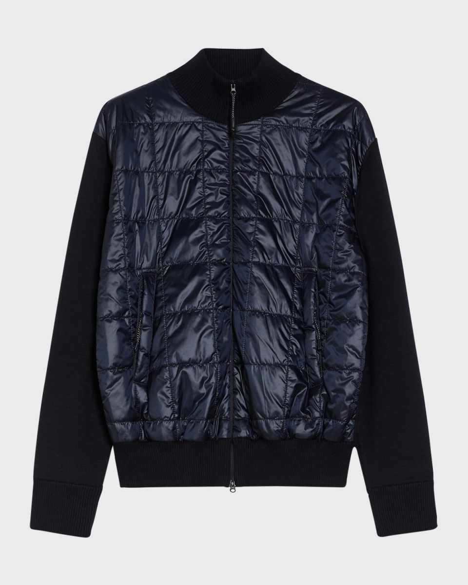 Cinto Quilted Mock-Neck Jacket