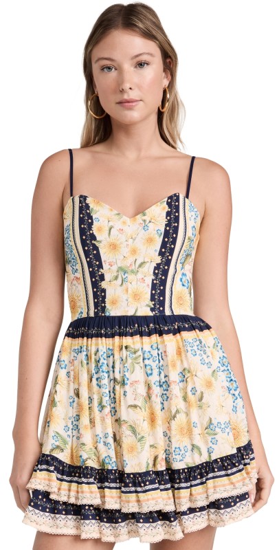 Agua Bendita Isadora Jardim Dress Multicolor