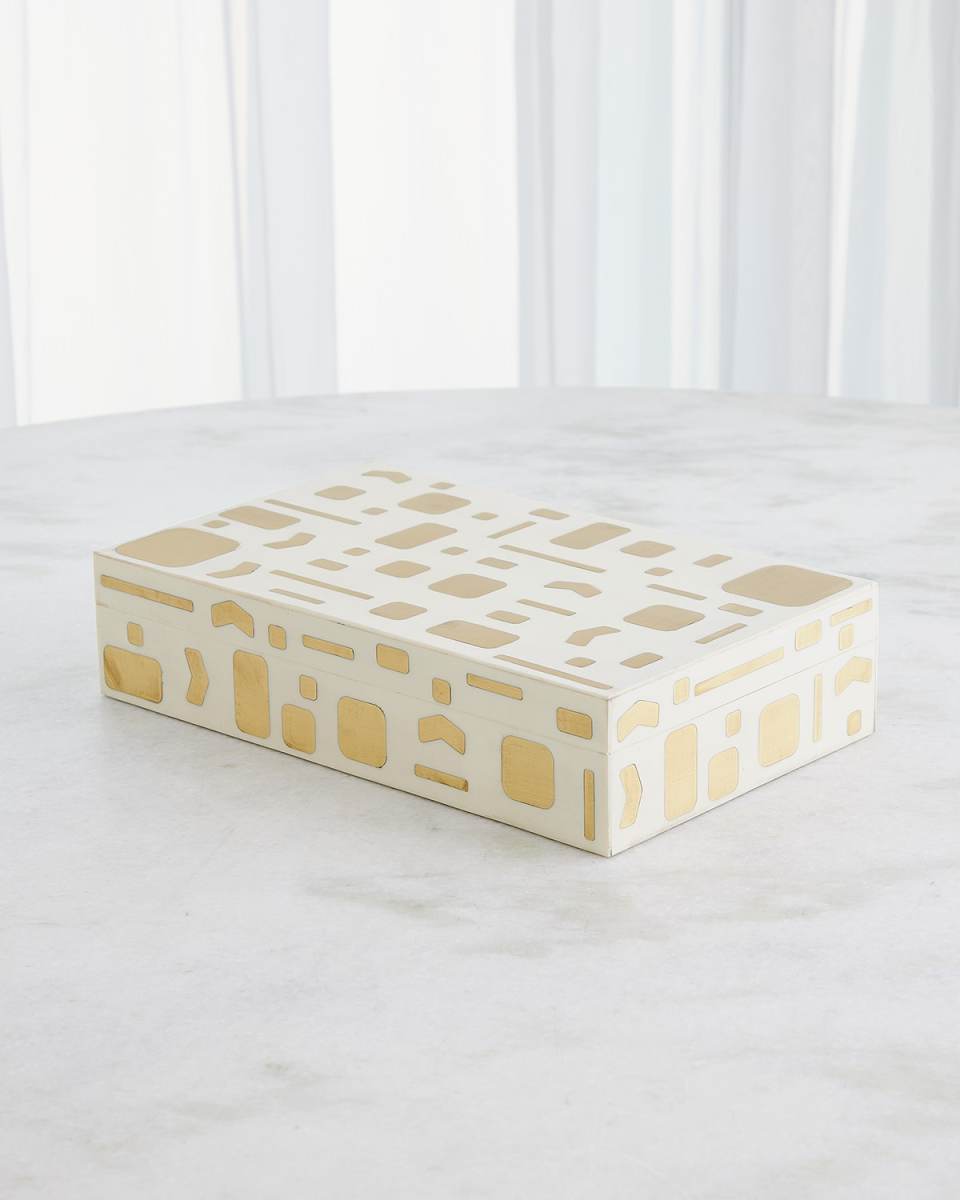 Jali Brass Box, Large