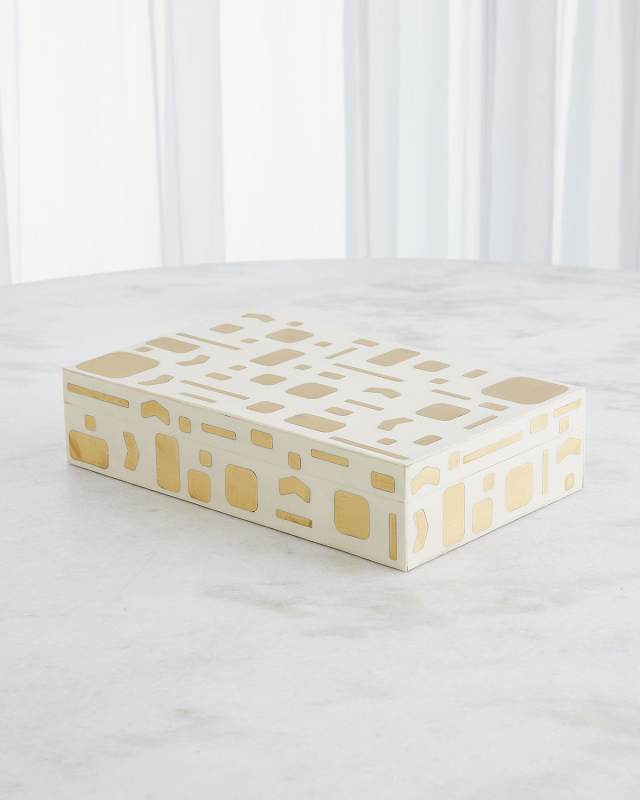 Jali Brass Box, Large