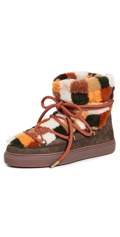Inuikii Shearling Patchwork Boots Square