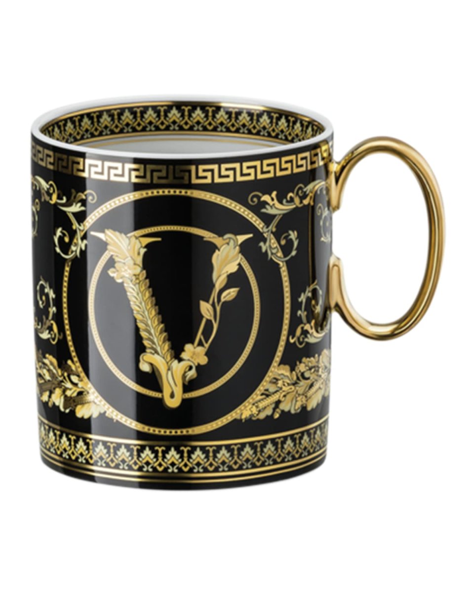 Virtus Gala Black Mug With Handle