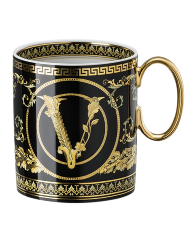 Virtus Gala Black Mug With Handle