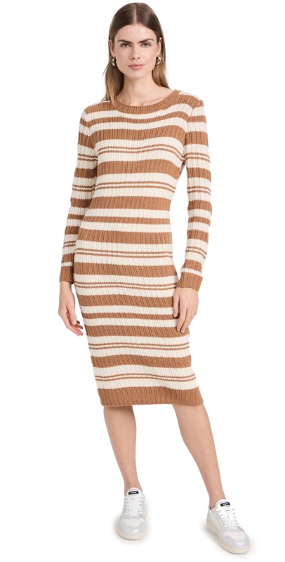Line & Dot Duo Striped Sweater Dress Sienna