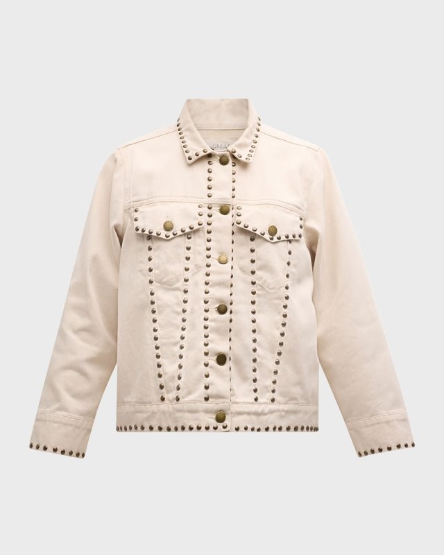The Studded Slouchy Jean Jacket