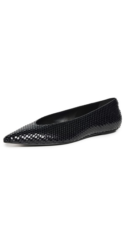 Stuart Weitzman Lina Flats Black