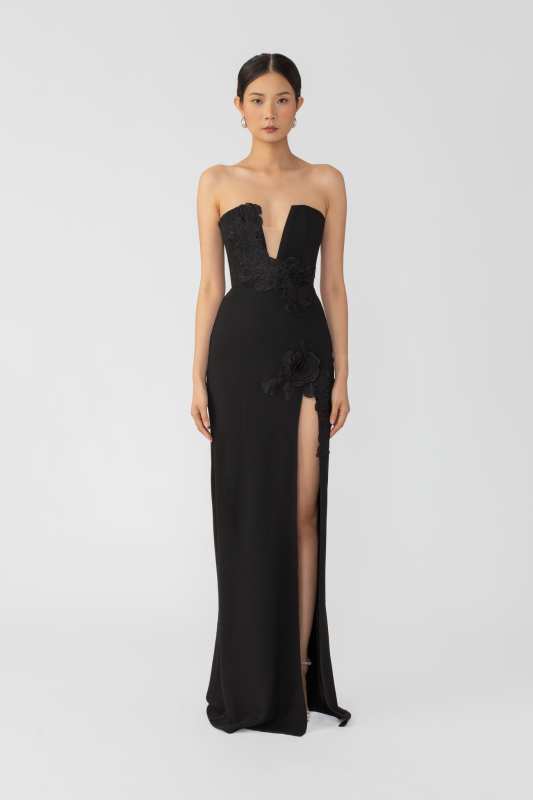 Flora Strapless Gown