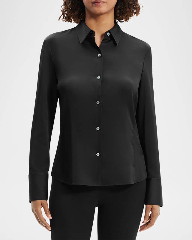 Silk Straight Shirt