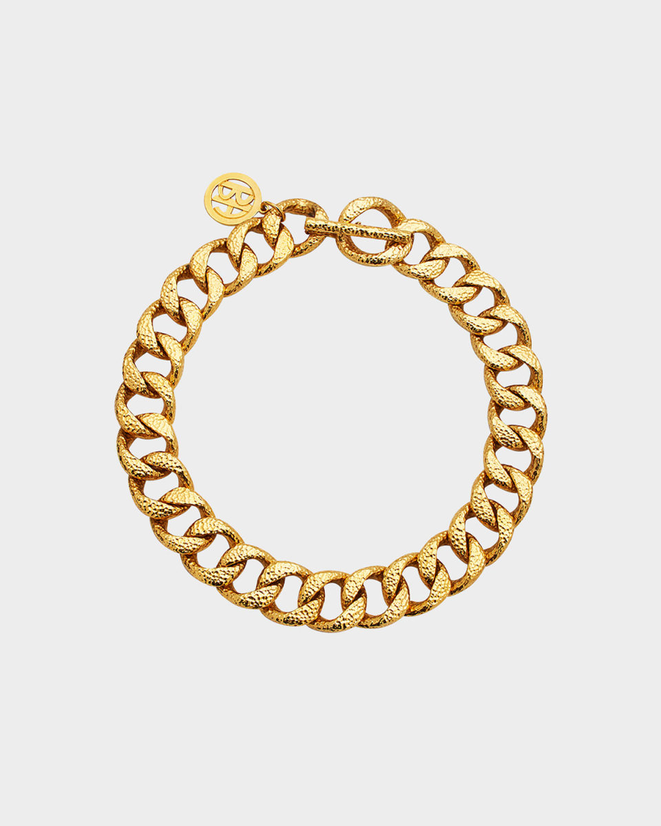 Hammered Chain Necklace